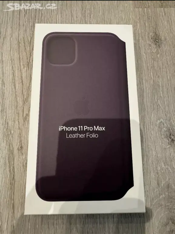 Náhled: Kožené pouzdro Apple pro iPhone 11 Pro Max lilek.